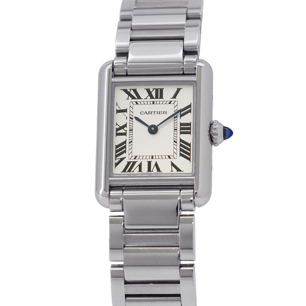 CARTIER Tank mast SM H29.5mm×W22mm Stainless Steel Silver DialWSTA0051