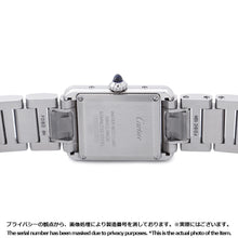 将图像加载到图库查看器中，CARTIER Tank mast SM H29.5mm×W22mm Stainless Steel Silver DialWSTA0051

