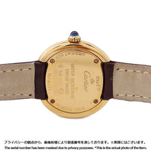 Load image into Gallery viewer, CARTIER Mast Trinity W27mm SV925 Gold Plated Leather White DialW1010744
