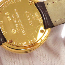 Load image into Gallery viewer, CARTIER Mast Trinity W27mm SV925 Gold Plated Leather White DialW1010744
