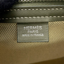 Load image into Gallery viewer, HERMES PolochonMademoiselle Natural/Ververonaise Toile H Barenia Leather
