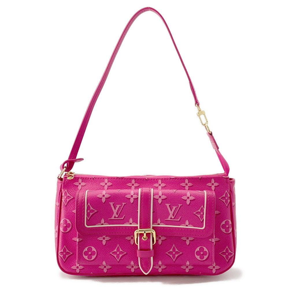LOUIS VUITTON Maxi Pochette Accessoires FuchsiaM46161 Monogram