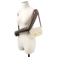 Load image into Gallery viewer, CELINE Claude Triomphe Shoulder Ivory/Brown194142 PVC Leather
