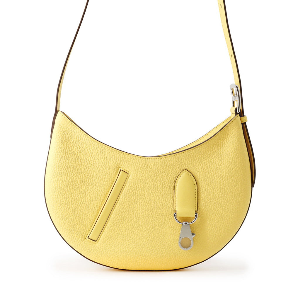 HERMES Petit Arson JauneMango Taurillon Clemence Swift Leather