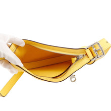 Load image into Gallery viewer, HERMES Petit Arson JauneMango Taurillon Clemence Swift Leather
