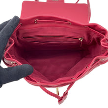 将图像加载到图库查看器中，CHANEL Matelasse Chain Backpack RedA91121 Lambskin
