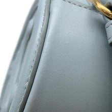 Load image into Gallery viewer, CELINE Cuir Triomphe Oval Purse Shoulder Bag Light Blue Leather
