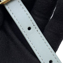 Load image into Gallery viewer, CELINE Cuir Triomphe Oval Purse Shoulder Bag Light Blue Leather

