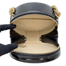 Load image into Gallery viewer, CHANEL As Earth Round Chain Bag BlackA91946 Leather
