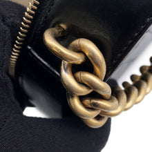 Load image into Gallery viewer, CHANEL As Earth Round Chain Bag BlackA91946 Leather
