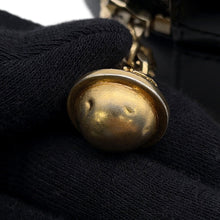 Load image into Gallery viewer, CHANEL As Earth Round Chain Bag BlackA91946 Leather
