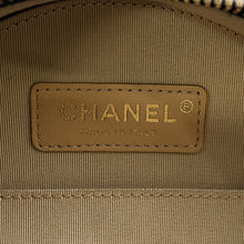 Load image into Gallery viewer, CHANEL As Earth Round Chain Bag BlackA91946 Leather
