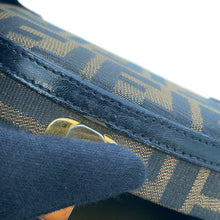 将图像加载到图库查看器中，FENDI Zucca 2-way Bag Khaki Canvas Leather
