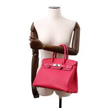 将图像加载到图库查看器中，HERMES Birkin Rose mexico Togo Leather Size 30
