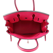 将图像加载到图库查看器中，HERMES Birkin Rose mexico Togo Leather Size 30
