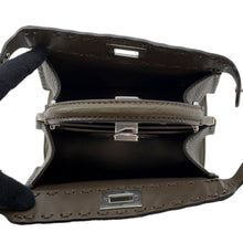 将图像加载到图库查看器中，FENDI Peekaboo Selleria I see you Khaki8BN335 Leather Size Petit
