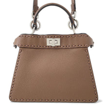 将图像加载到图库查看器中，FENDI Peekaboo Selleria I see you Brown8BN335 Leather Size Petit
