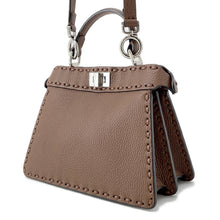 将图像加载到图库查看器中，FENDI Peekaboo Selleria I see you Brown8BN335 Leather Size Petit
