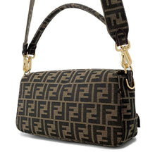 将图像加载到图库查看器中，FENDI Zucca Multi-Pocket Baguette Brown/Black8BR808 Jacquard
