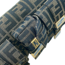 将图像加载到图库查看器中，FENDI Zucca Multi-Pocket Baguette Brown/Black8BR808 Jacquard

