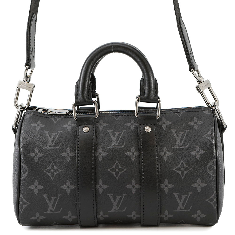 LOUIS VUITTON Keepall Bandouliere NoirM46271 Monogram Eclipse Monogram Eclipse Reverse Size 25