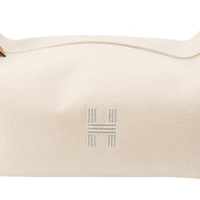 将图像加载到图库查看器中，HERMES Brid a Black Beige Canvas Size PM
