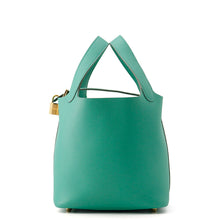 Load image into Gallery viewer, HERMES Picotin Lock Vert Jade Taurillon Maurice Size PM
