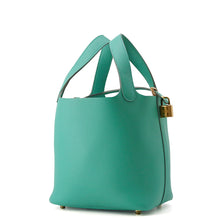 Load image into Gallery viewer, HERMES Picotin Lock Vert Jade Taurillon Maurice Size PM
