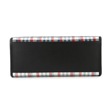 Load image into Gallery viewer, GUCCI Embroidery Check 2-Way Tote Bag Multicolor/Beige659983 Canvas Leather Size Small
