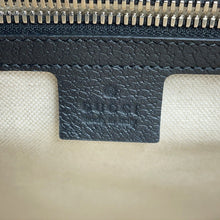 将图像加载到图库查看器中，GUCCI Embroidery Check 2-Way Tote Bag Multicolor/Beige659983 Canvas Leather Size Small
