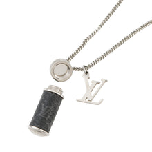 Load image into Gallery viewer, LOUIS VUITTON Collier Bag Charms Monogram Eclipse Noir/SilverM63641 Monogram Eclipse
