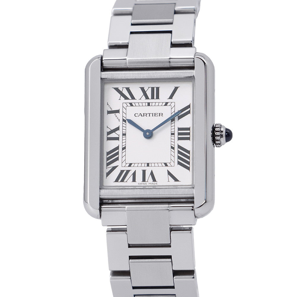 CARTIER Tank Solo SM H31.0mm×W24.4mm Stainless Steel Silver DialW5200013