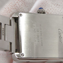 将图像加载到图库查看器中，CARTIER Tank Solo SM H31.0mm×W24.4mm Stainless Steel Silver DialW5200013
