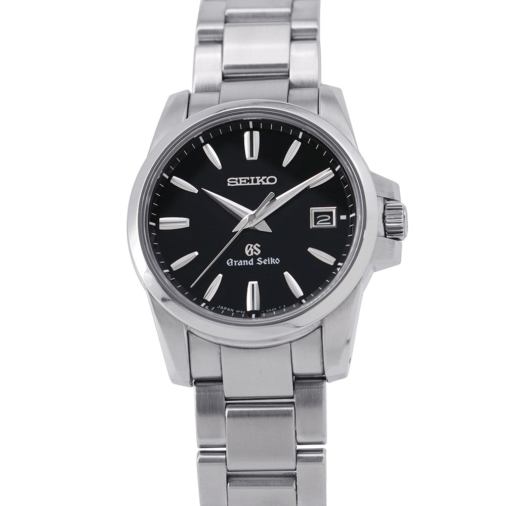 SEIKO Grand Seiko Date 9F Quartz W37mm Stainless Steel Black DialSBGX055
