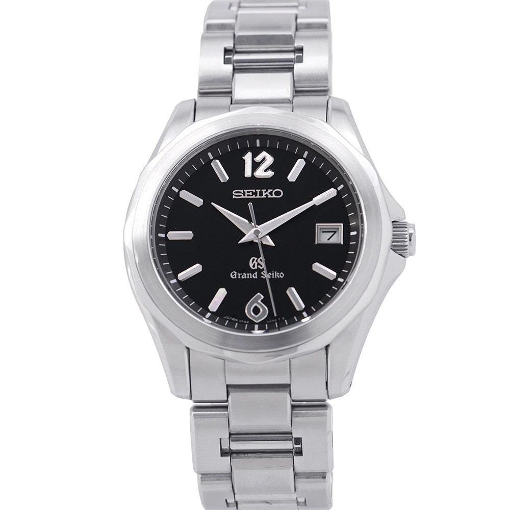 SEIKO Grand Seiko 9F W38mm Stainless Steel Black DialSBGX035