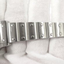 将图像加载到图库查看器中，CARTIER Santos Garbe SM W34mmxH24mm Stainless Steel Ivory DialW20017D6
