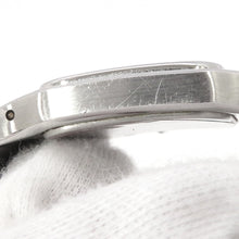 将图像加载到图库查看器中，CARTIER Santos Garbe SM W34mmxH24mm Stainless Steel Ivory DialW20017D6
