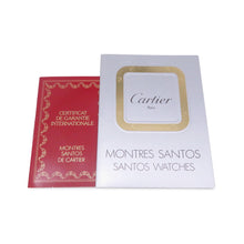 将图像加载到图库查看器中，CARTIER Santos Garbe SM W34mmxH24mm Stainless Steel Ivory DialW20017D6
