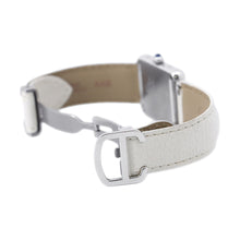 将图像加载到图库查看器中，CARTIER Tank Solo SM H31mmxW24mm Stainless Steel Leather Silver DialW1018255
