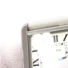 将图像加载到图库查看器中，CARTIER Tank Solo SM H31mmxW24mm Stainless Steel Leather Silver DialW1018255
