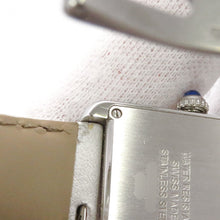 将图像加载到图库查看器中，CARTIER Tank Solo SM H31mmxW24mm Stainless Steel Leather Silver DialW1018255
