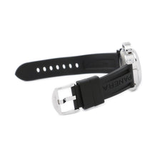 将图像加载到图库查看器中，PANERAI Luminor GMT Acciaio W44mm Stainless Steel Rubber Black DialPAM01088
