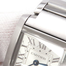 Load image into Gallery viewer, CARTIER Tank francaise SM H25.7mm×W21.2mm Stainless Steel Silver DialWSTA0065
