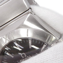 将图像加载到图库查看器中，OMEGA Constellation W35mm Stainless Steel Black Dial123.10.35.60.01.001
