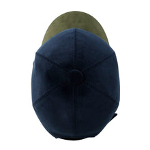 Load image into Gallery viewer, HERMES Cap &quot;Riley Duo&quot; Size 58 Marine/KhakiH242081N Corduroy
