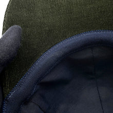 Load image into Gallery viewer, HERMES Cap &quot;Riley Duo&quot; Size 58 Marine/KhakiH242081N Corduroy
