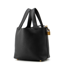 Load image into Gallery viewer, HERMES Picotin Lock Black Taurillon Clemence Size PM
