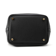 Load image into Gallery viewer, HERMES Picotin Lock Black Taurillon Clemence Size PM
