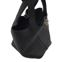 Load image into Gallery viewer, HERMES Picotin Lock Black Taurillon Clemence Size PM
