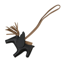 Load image into Gallery viewer, HERMES Rodeo Pegasus Black/Etoupe Lambskin Size PM
